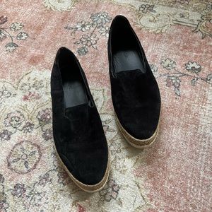 Vince suede slip on shoes